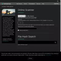 Online Scanner | FortiGuard