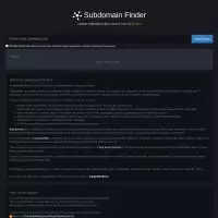 Subdomain Finder - C99.nl