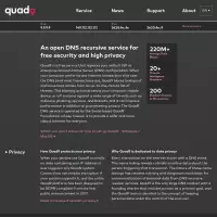 Quad9 | A public and free DNS service for a better security and privacy