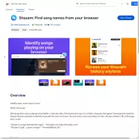Shazam: Find song titles in your browser