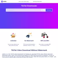 TikTok Downloader Without Watermark Online