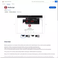 NoScript - Chrome Web Store