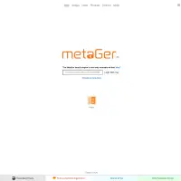 MetaGer: Privacy Protected Search & Find